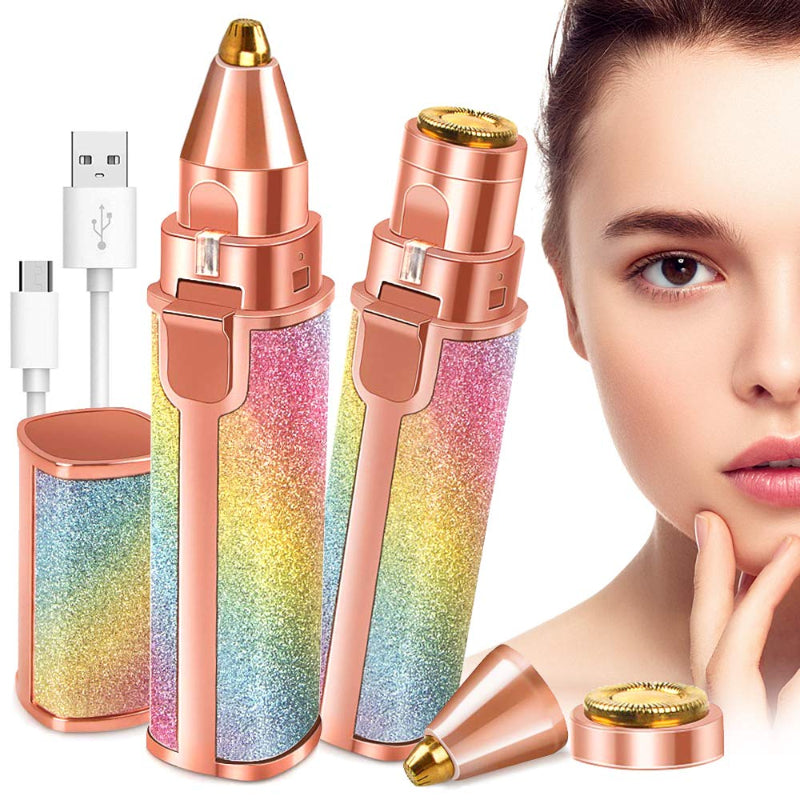 2 In 1 Hair Remover Rechargeable , Multi Attractive Color With Usb Charging